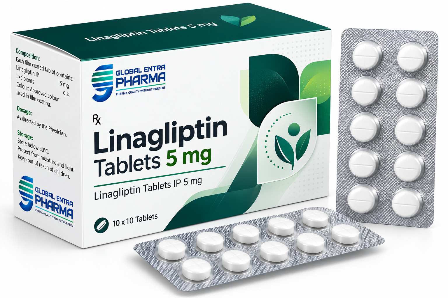 Linagliptin 5 mg Tablets Manufacturer in India